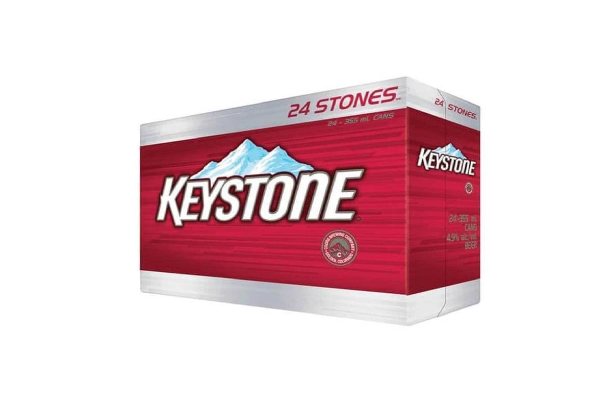 Keystone Lager Beer 24 Cans (24 x 355ml)