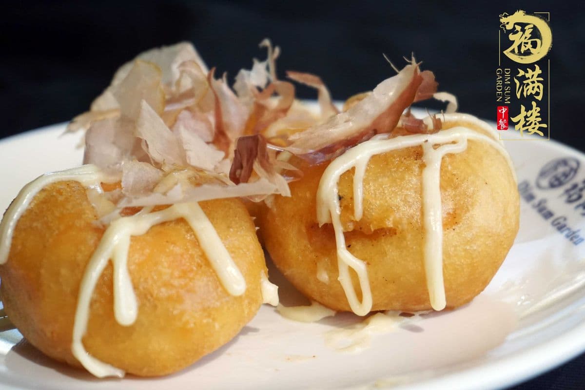 34. Deep-Fried Mushroom and Pork Tofu (3 pcs)