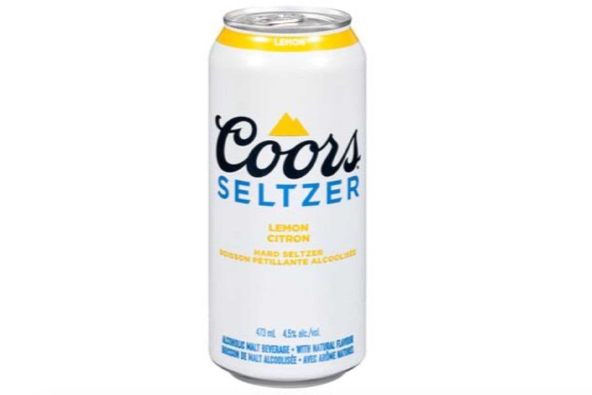 COORS SELTZER LEMON (1 x 473 ML)