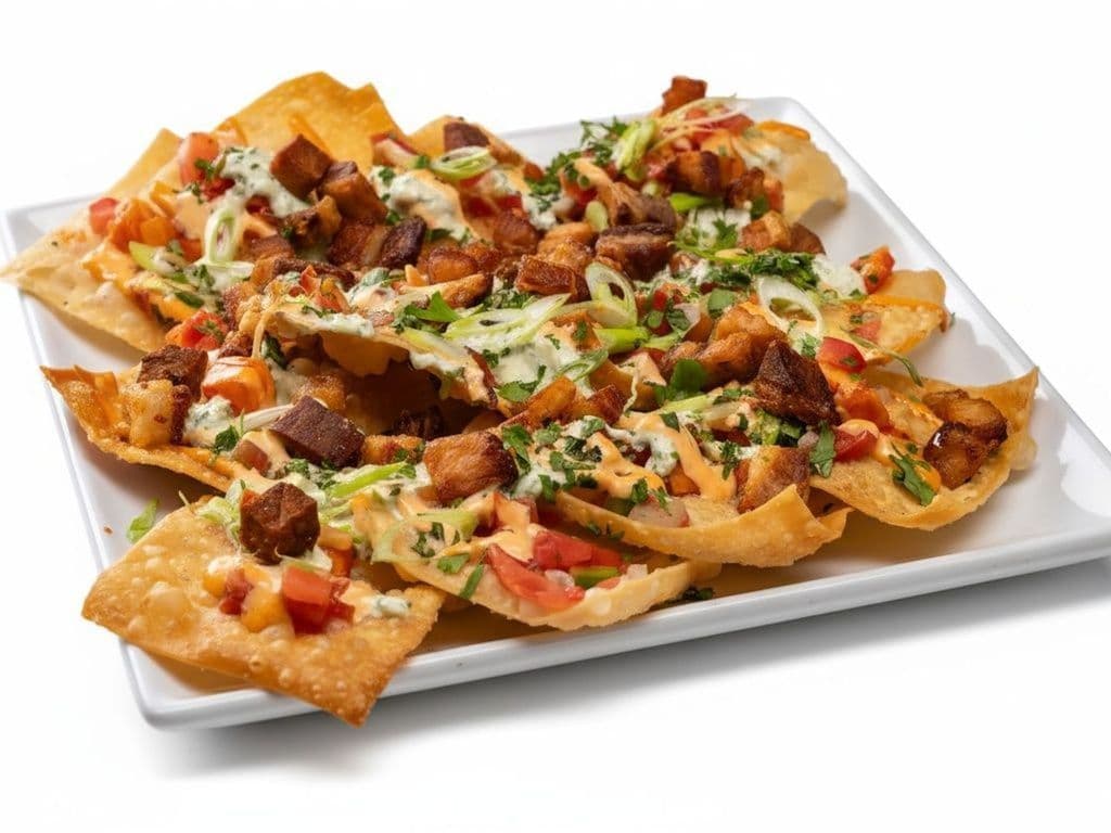 Won Ton Nachos