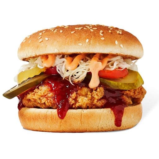 Burger poulet bourbon
