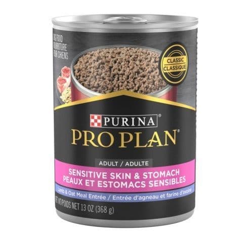 Purina Pro Plan Dog Canned Sensitive Skin & Stomach Lamb & Oat Meal