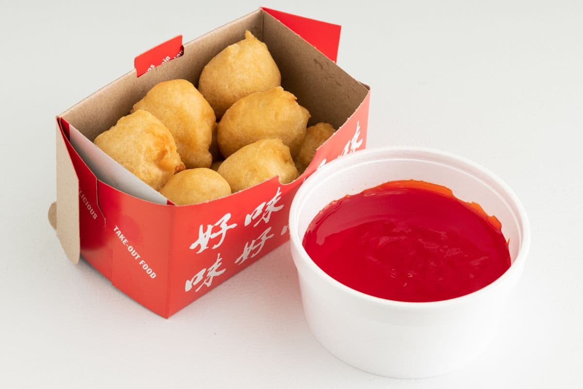 Sweet-and-Sour Chicken Balls or Deep-Fried Chicken Wings (50 pcs)