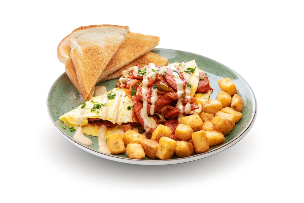 Sausage gourmet omelette (Bandari omelette)