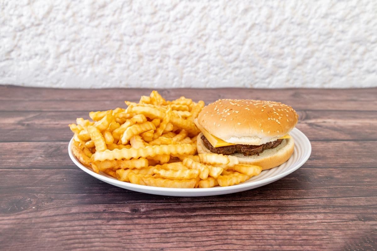 Hamburger and Fries