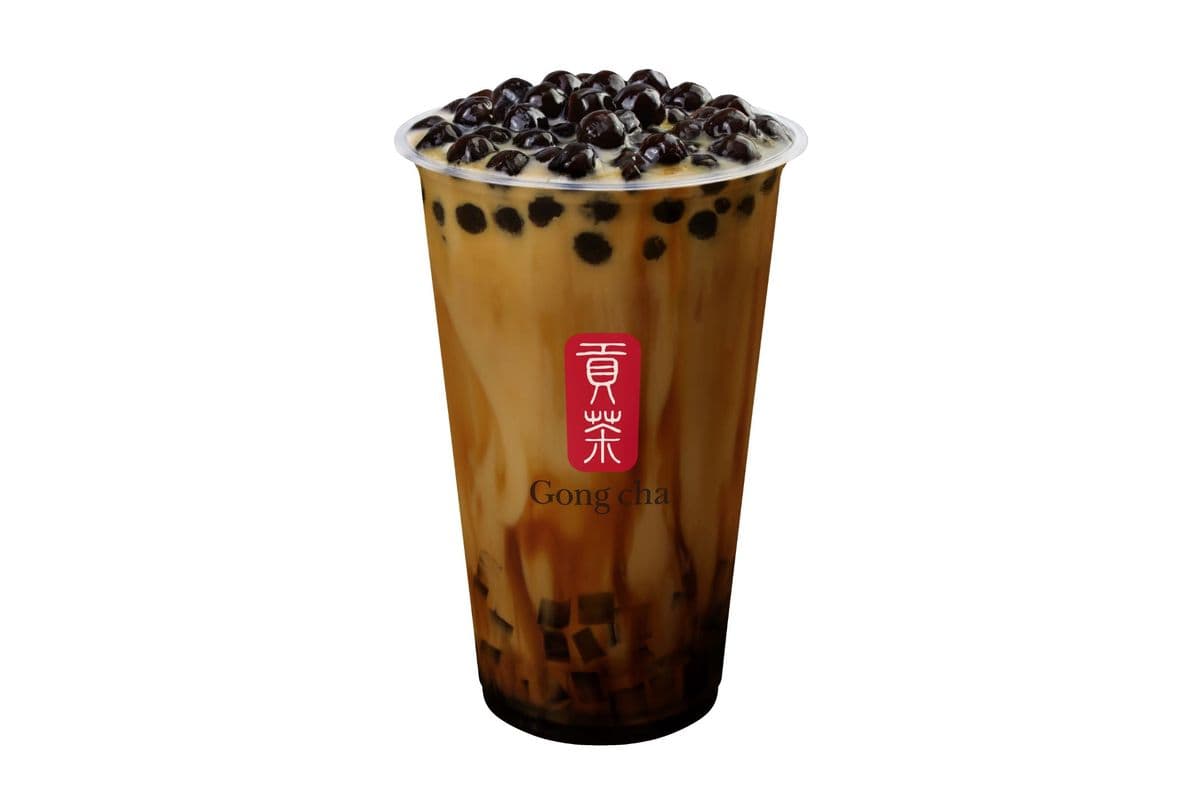 Brown Sugar Oolong Milk Tea with 2J