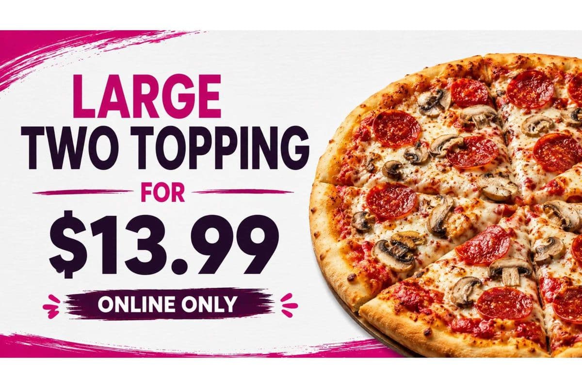 Large Two Toppings