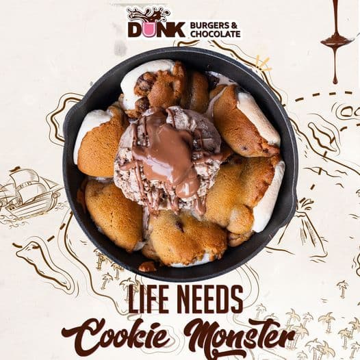 Cookie Monster Skillet