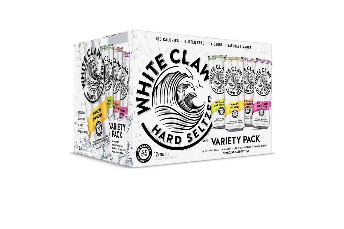 White Claw Variety Pack (12 x 355 ml Cans)