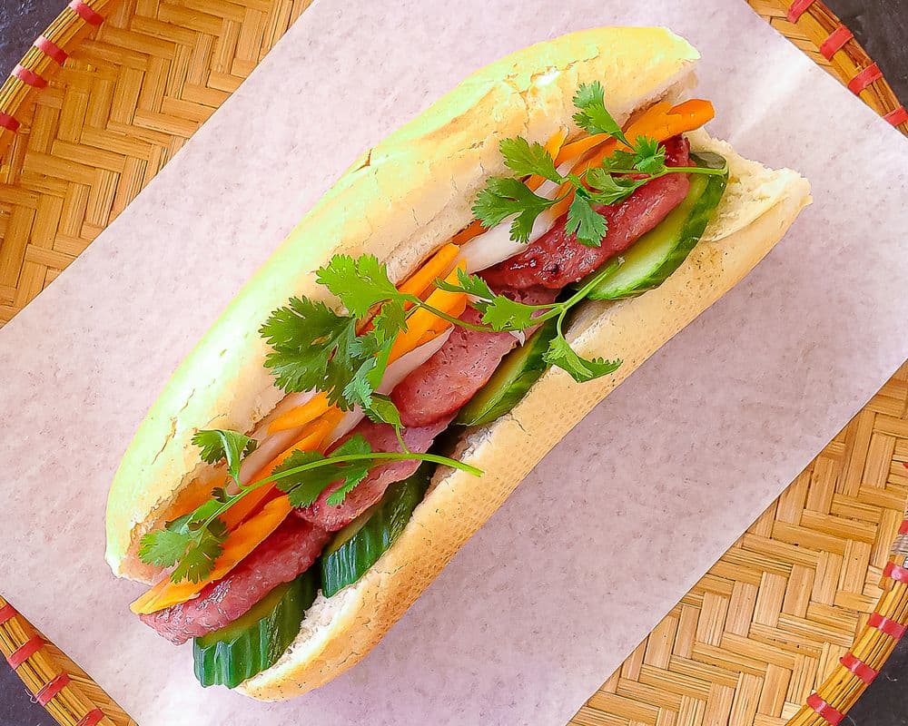 V3. Marinated Pork Loaf Bánh Mì (Nem Nướng)