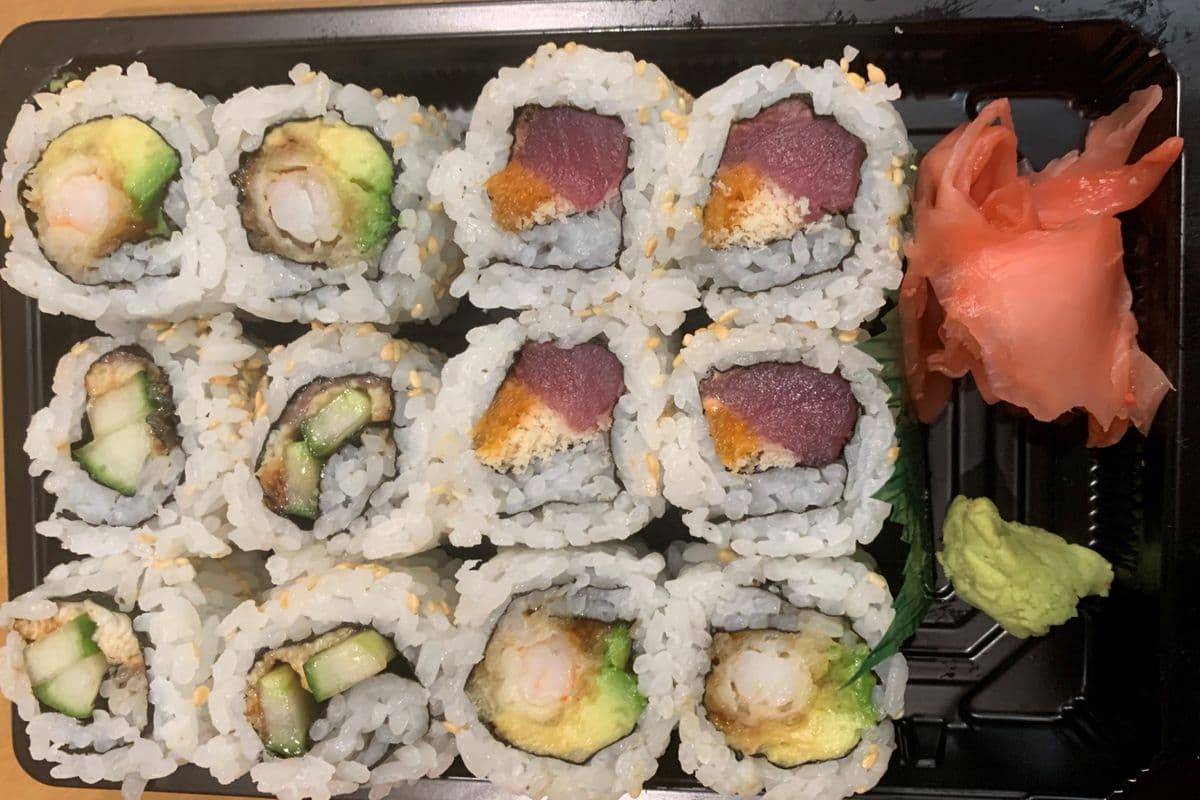 S5. Unagi Roll, Dynamite Roll, Spicy Tuna Roll (12 pcs)