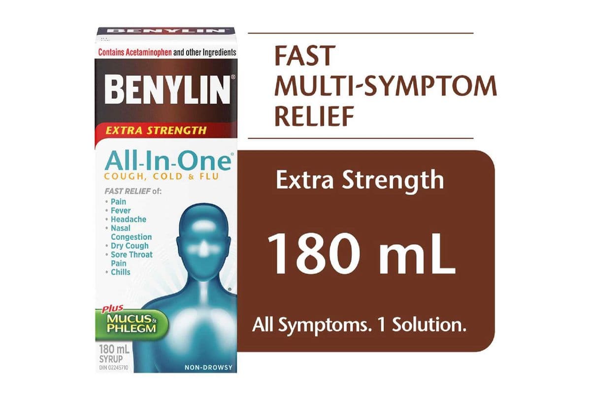 BENYLIN ALL IN ONE SYRUP COUGH COLD AND FLU 180ML PACK (180 ML)