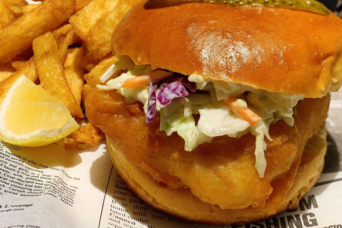 Halibut Burger