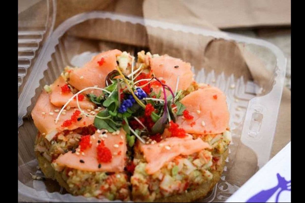 Pizza Sushi Saumon Fumé