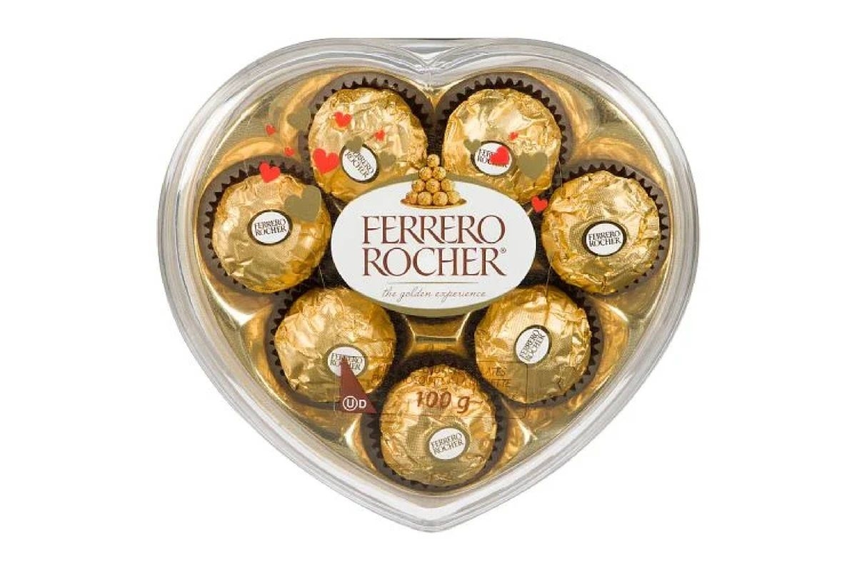 Ferrero Rocher Chocolate Heart