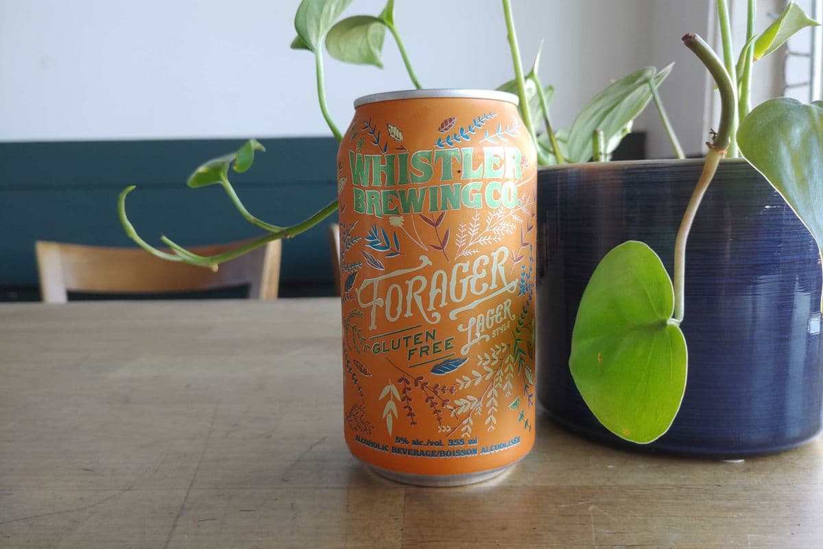 Whistler Forager Lager (355 ml Can) (1 x 355ml)