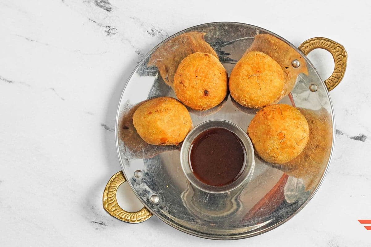 Kachori À Pois Vert/Green Peas Kachori (4 Pcs)