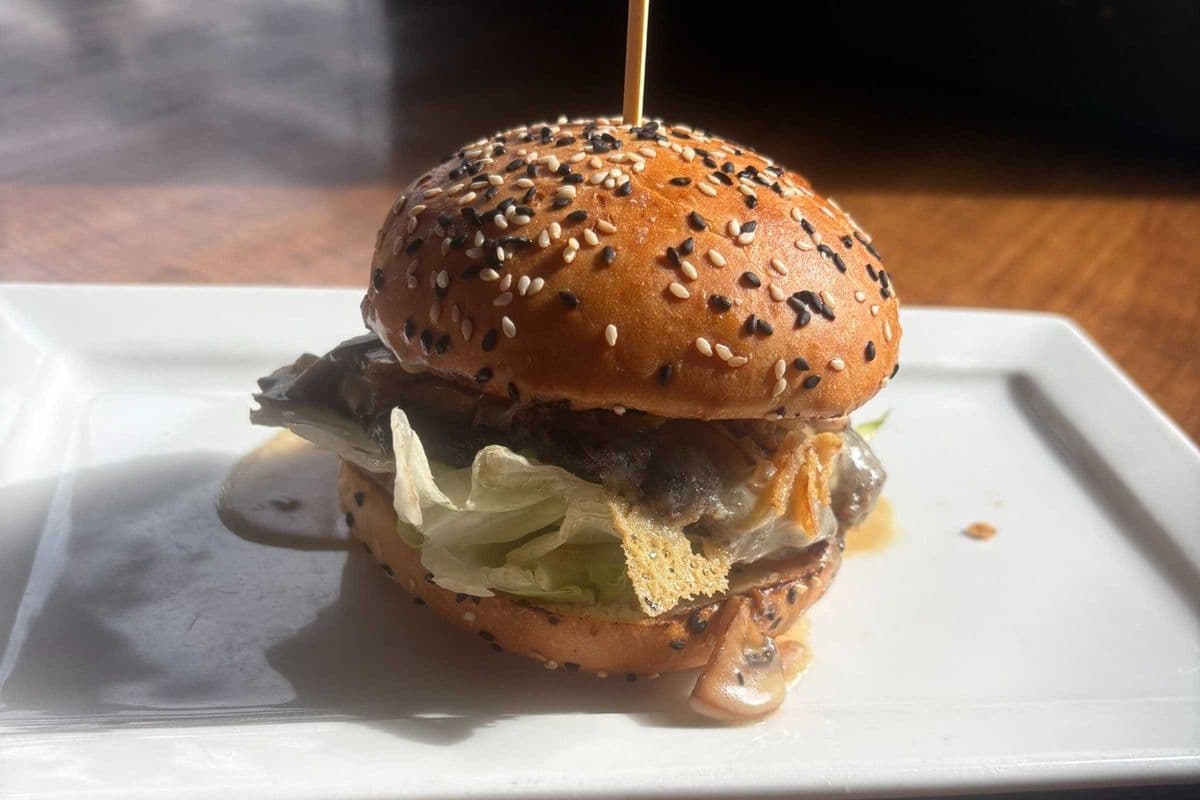 Mushroom Swiss Burger