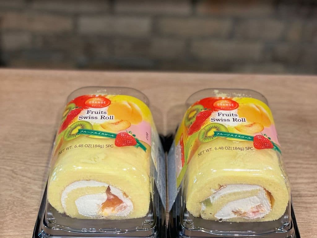 Fruit Swiss Roll Cake