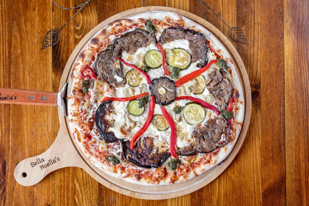 Medium Roasted Vegetable Pizza