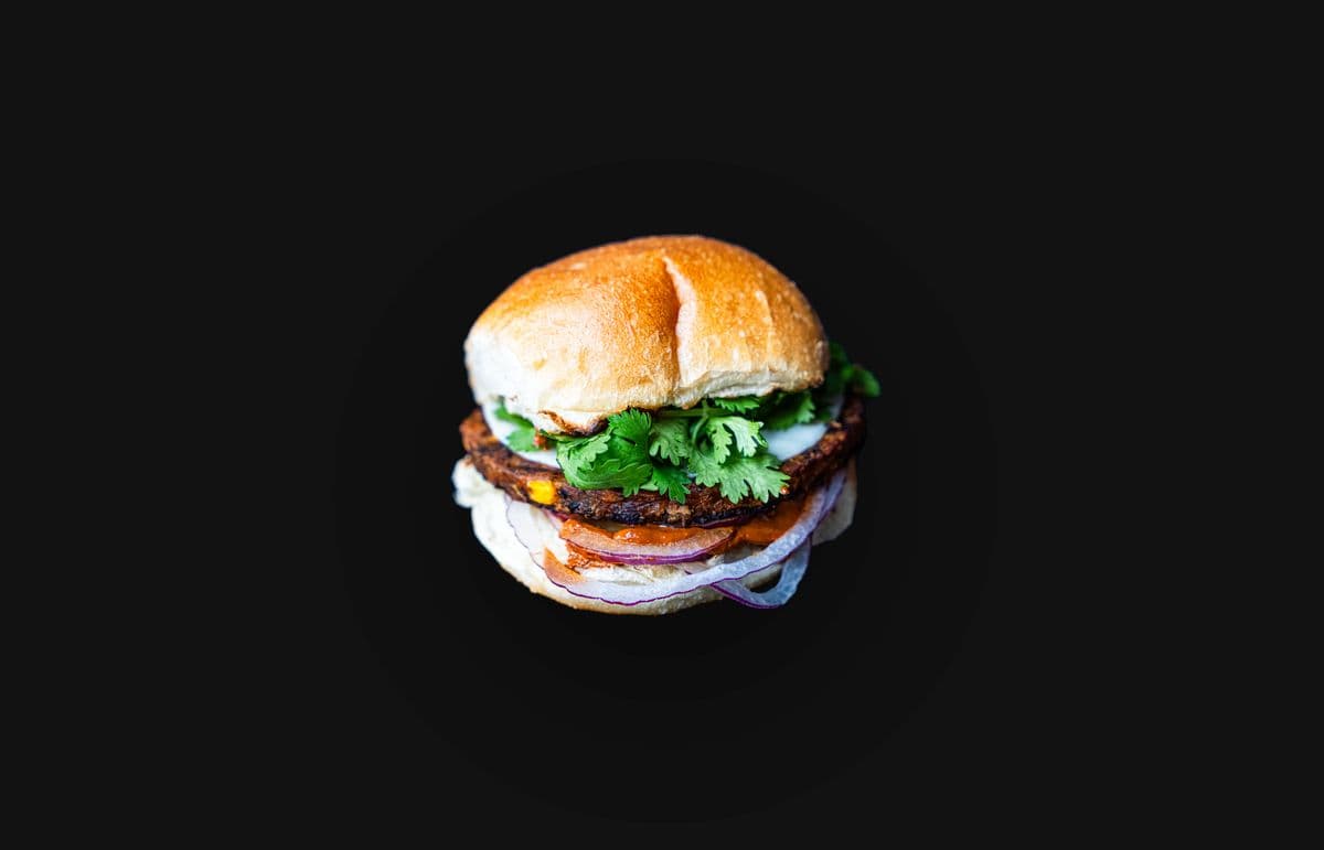 Black Bean Burger (Vegan)