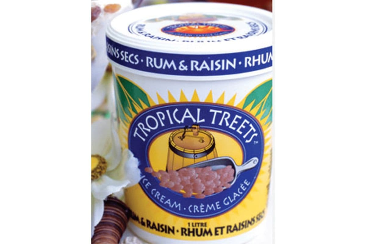 Trop Treets Rum & Raisins Ic (1 L)