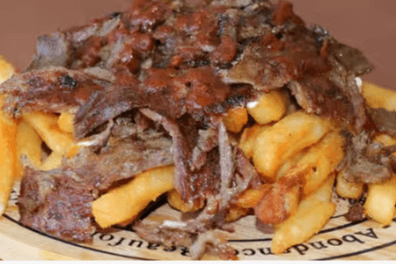 Frites à la Viande / Fries with Meat