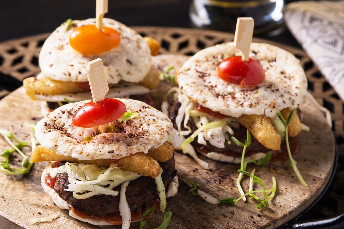 Mini burgers (trois mcx / Three pcs)