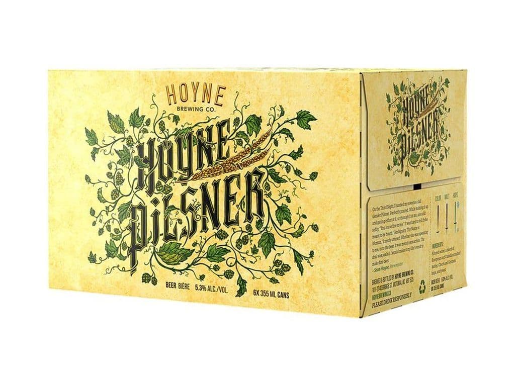 Hoyne Brewing Co. Pilsner Cans (355 ml x 6 ct)