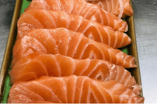 203. Salmon Sashimi (8) (8 Pcs)