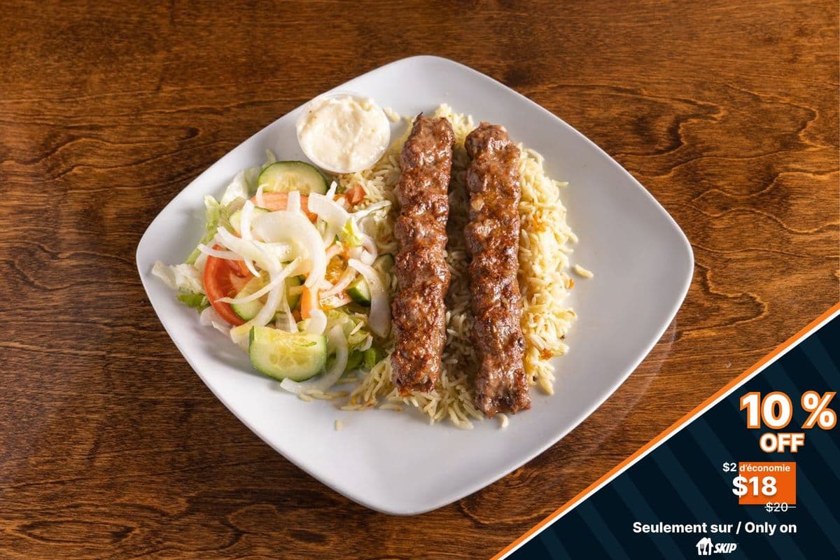 PROMO 10% OFF - Assiette Kefta