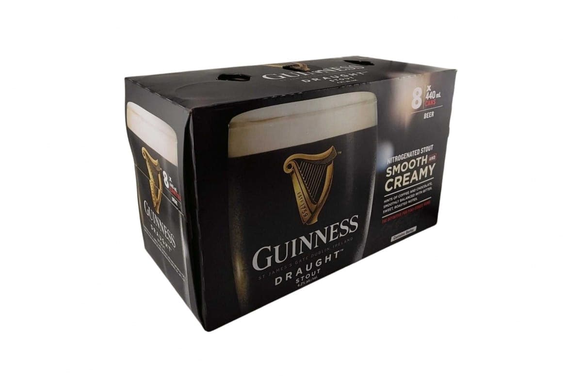 Guinness Draught (8 Cans) (8 x 440 ml)