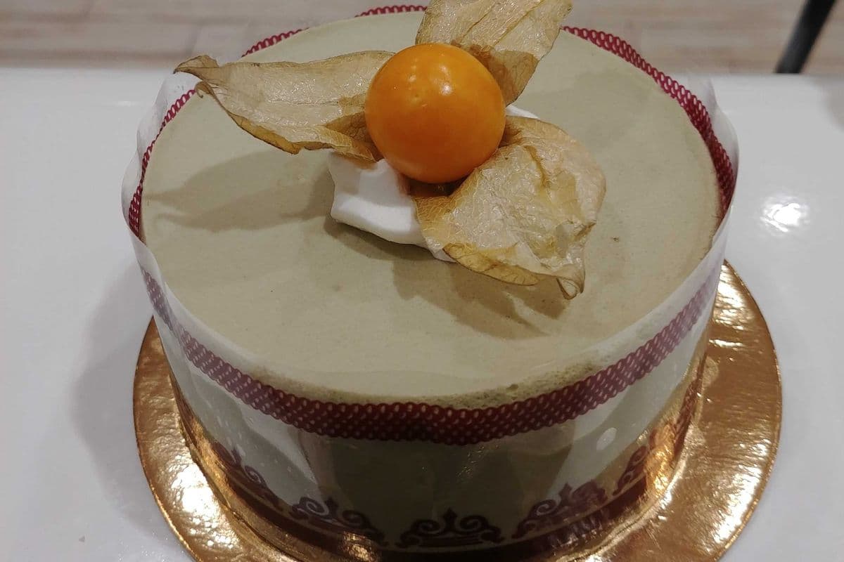 3.5" Green Tea Mousse Cake