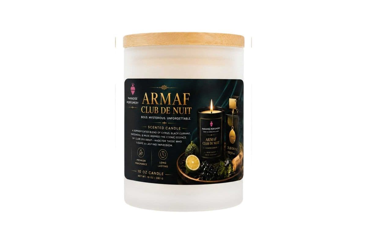 Paradise Armaf Clun De Nuit Candle (10oz)