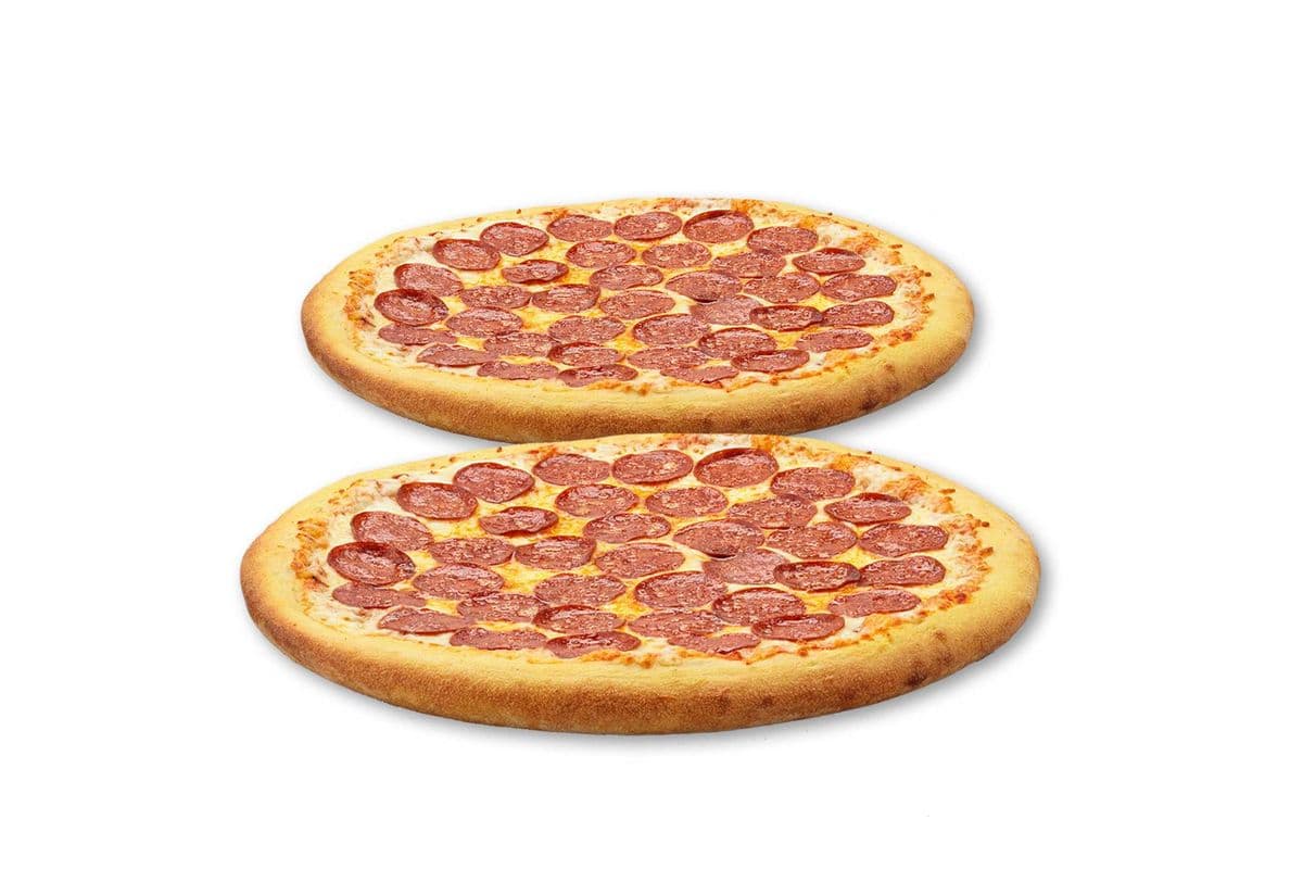Deux Pizzas Moyennes au Pepperoni Halal / Two Medium Halal Pepperoni Pizzas