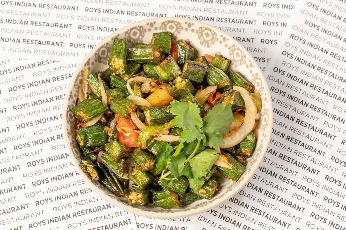 Bhindi do Payza (Vegan)