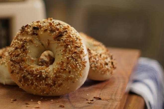 All dressed Bagel