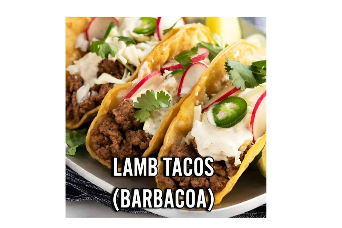 Lamb Tacos (Barbacoa)