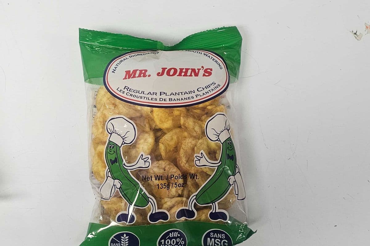 Mr. John's Regular Plantain Chips 135g (135 g)