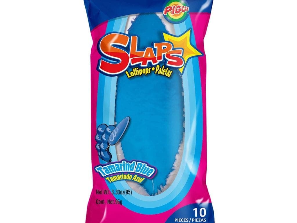 Slaps tamrind blue lollipops