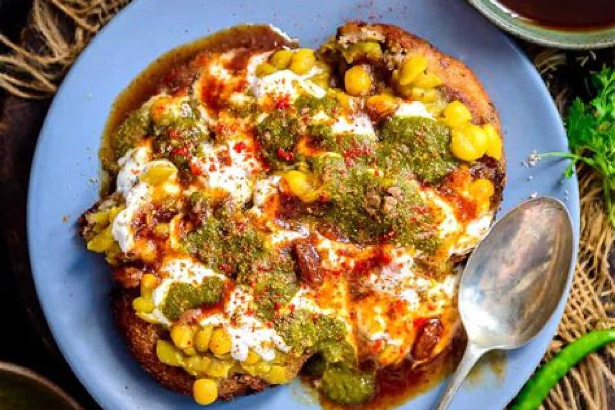 Aloo Tikki with Chana