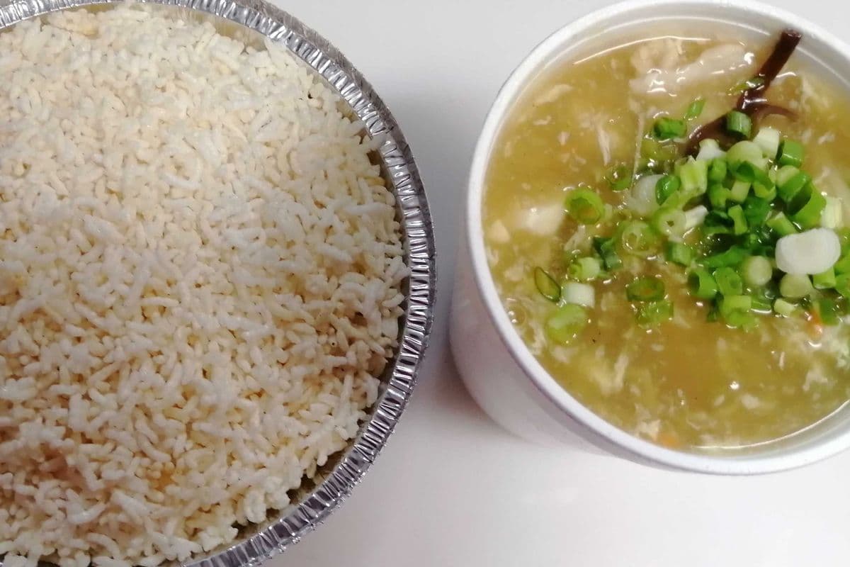 16. Hot and Soup Soup on Sizzling Rice