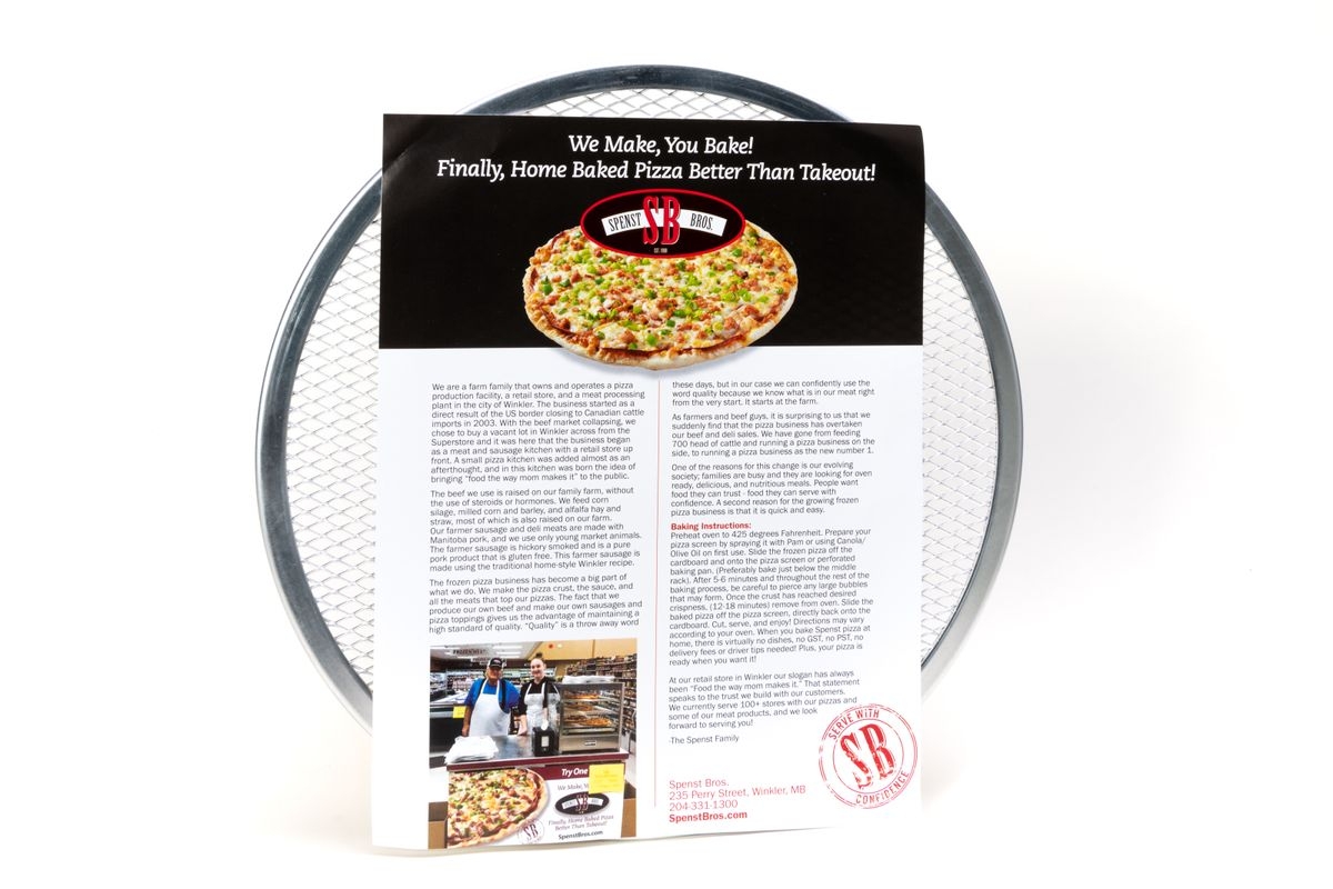 Spenst Bros. 12" Aluminum Seamless Pizza Pan