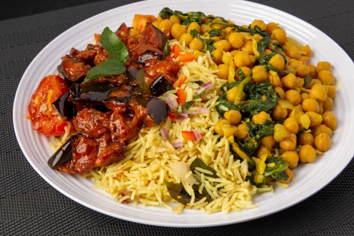Combo Platter 3 - Double Veggie Portion