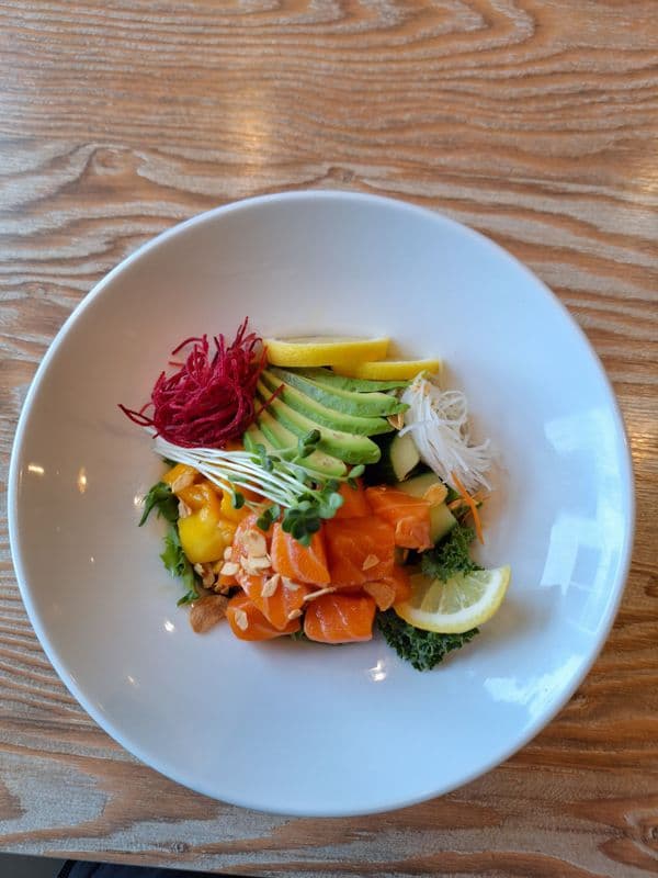 Salmon Poke Rice Bowl