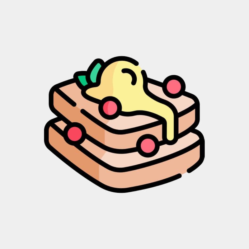 Single Piece French Toast