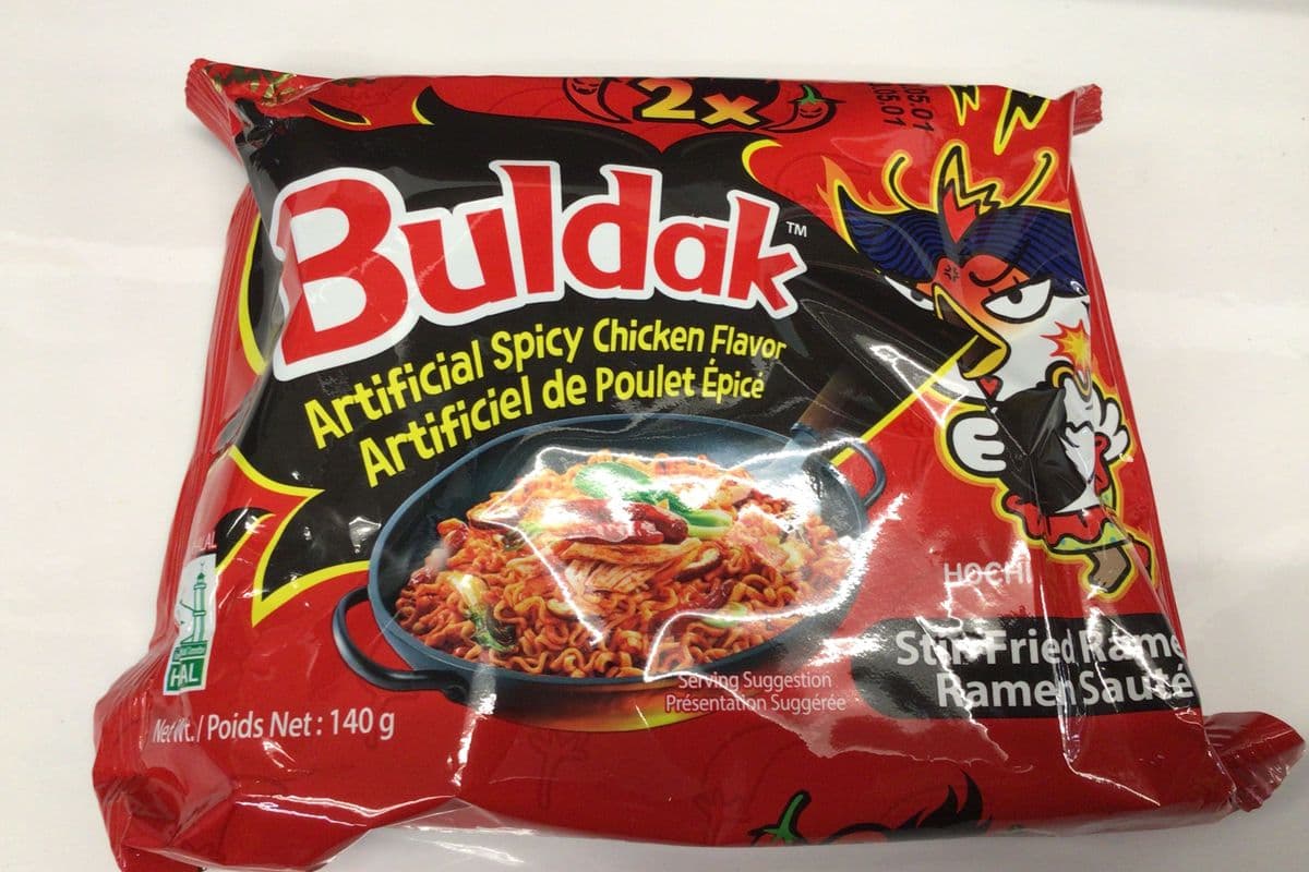 Buldak Hot Chicken 2x Red Color