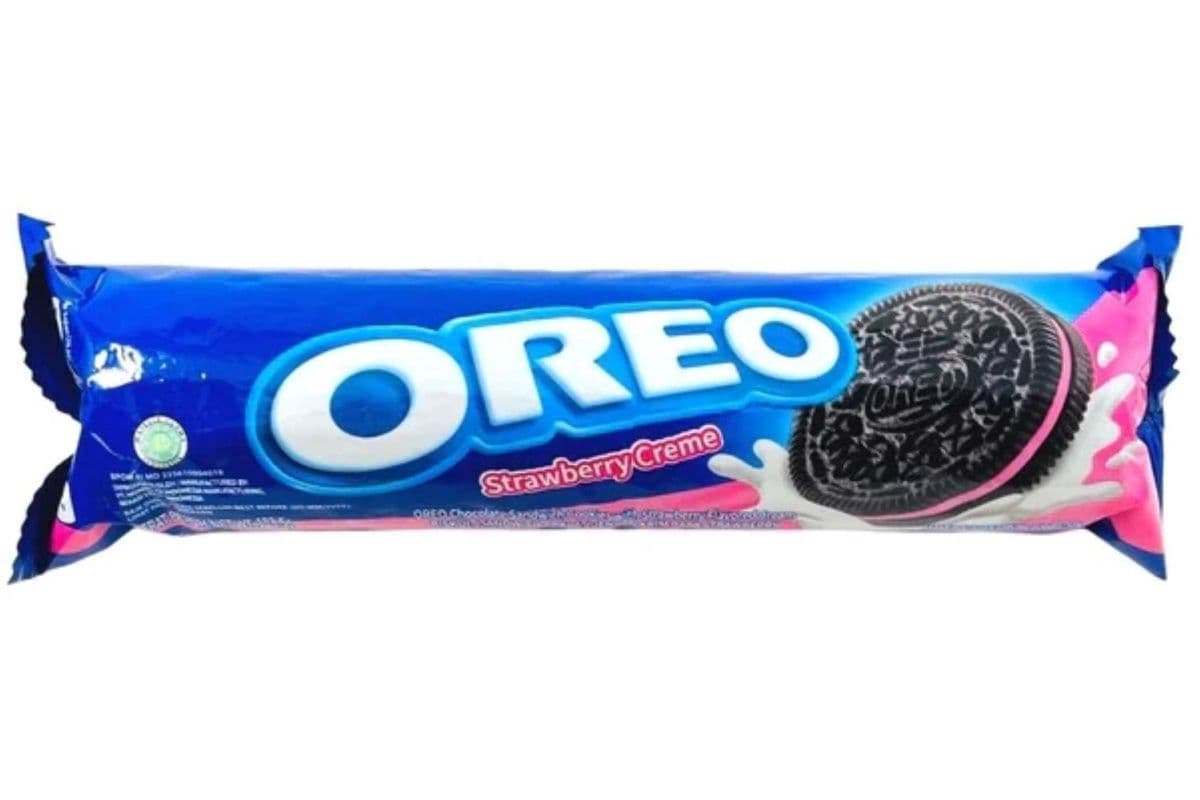 Biscuits Oreo 2 rouleaux Fraise