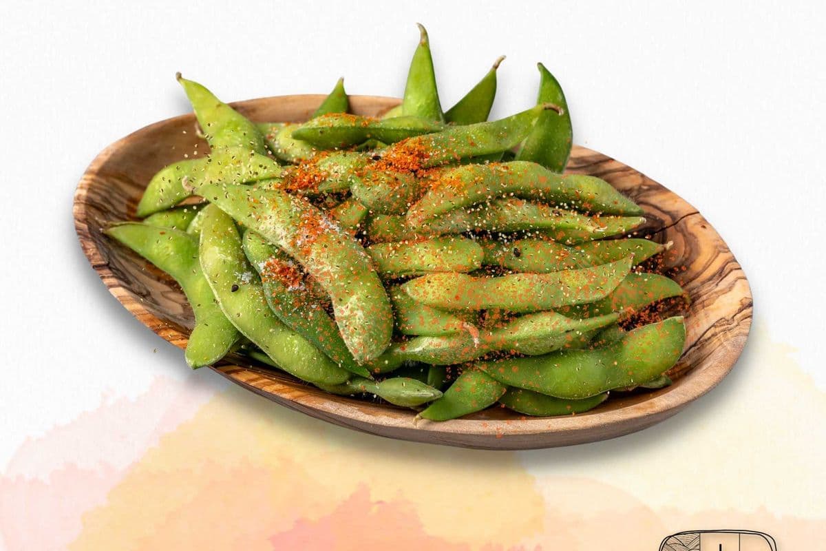 Edamame w/ Chilli Garlic 枝豆のチリ