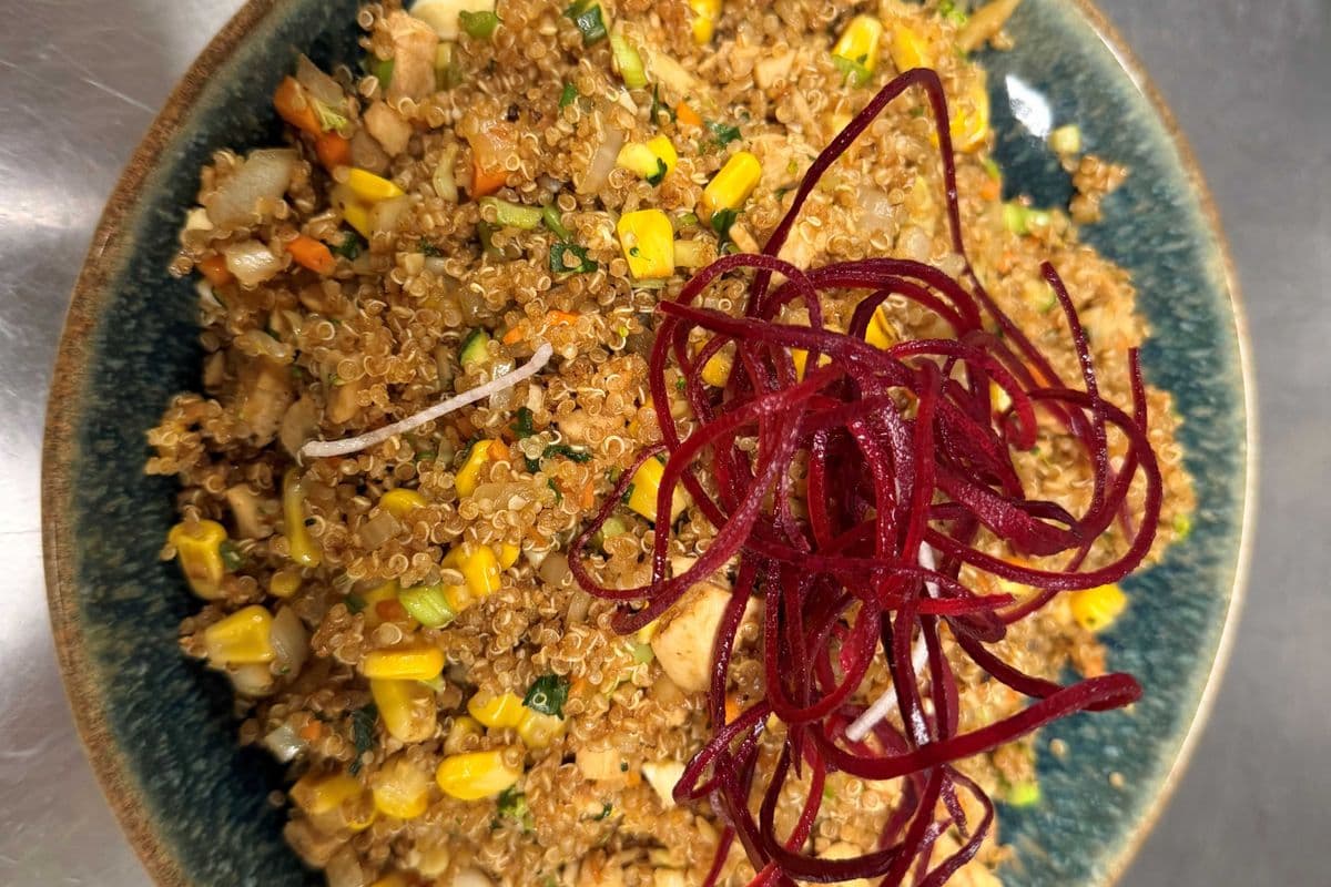 Chicken Quinoa Fried Rice